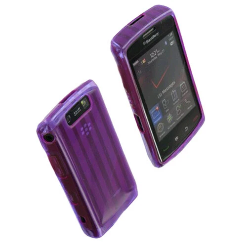 Verizon High Gloss Silicone Case for BlackBerry Storm2 9550 (Purple) -