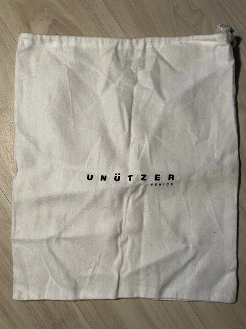 Staubbeutel von Unnützer / Schuhe, Taschen mit Logo in weiss Original & Neu