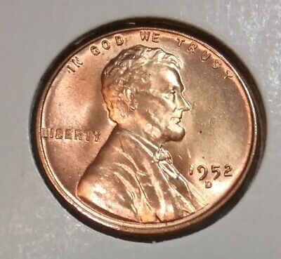 1952 Lincoln Wheat Cent  D - BU - Uncirculated