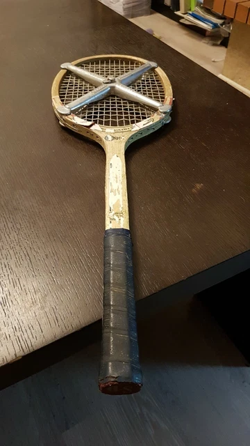 Raquette De Tennis Snauwaert Expert – Bois – Vintage Rétro – Années 70/80