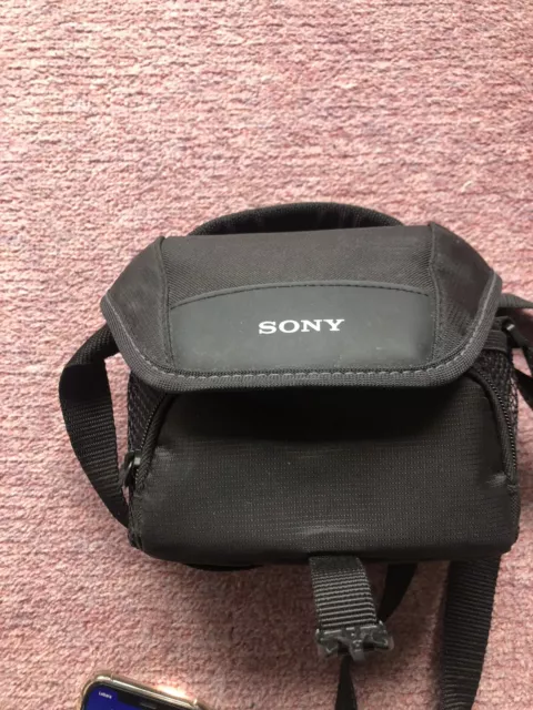 Custodia morbida per videocamera Sony - nera (LCS-VA9) borsa fotocamera ufficiale 18x11x9 cm