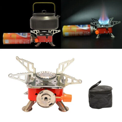 FOLDING MINI CAMPING Cooker Burner Gas Cooker Gas Cooker Set for