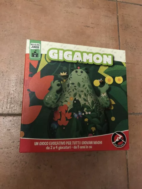 Gigamon gioco Educativo da tavolo società completo, Red Glove Edizioni