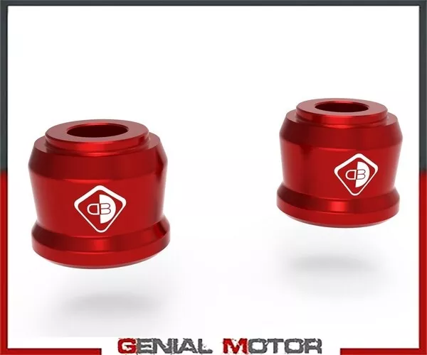 Separadores manillar DUCABIKE ROJO para Ducati MULTISTRADA V4/S/SPORT 2021 2022