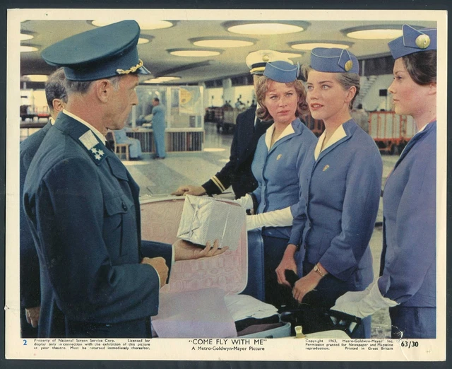 ROBERT EASTON DOLORES HART PAMELA TIFFIN Come Fly With Me ‘63