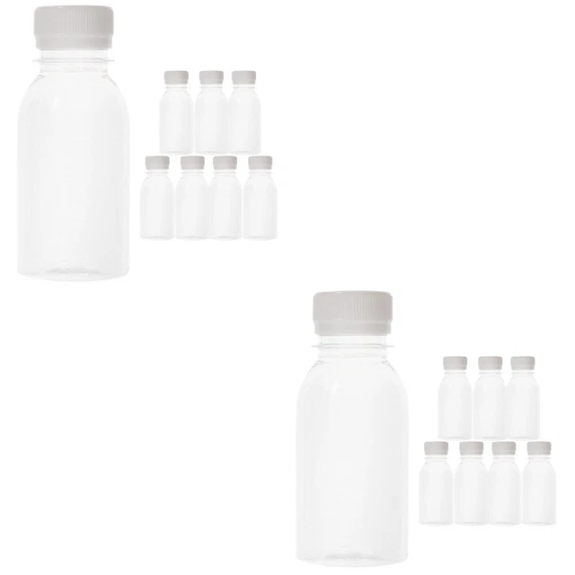 16 Pcs Water Bottles Plastic Clear Drinking Beverage Candy Holder Child Little
