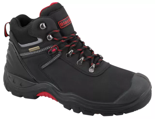 New Mens Blackrock Waterproof Safety Work Boots Shoes Hiker Steel Toe Cap Size