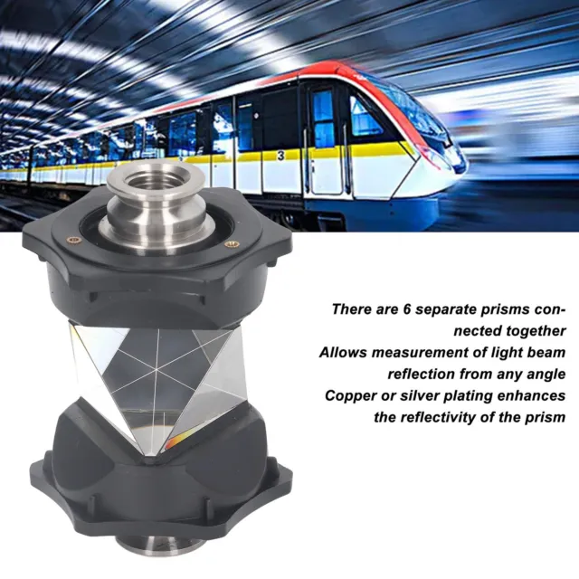 360 DEGREE REFLECTIVE Prism For Trimble Total Station Reflector & Height  Adapter £89.86 - PicClick UK