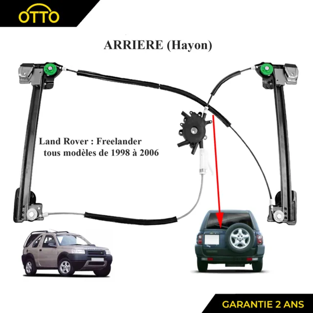 Alzacristallo Porta Posteriore Land Rover Freelander 1 Cofano CVH101150