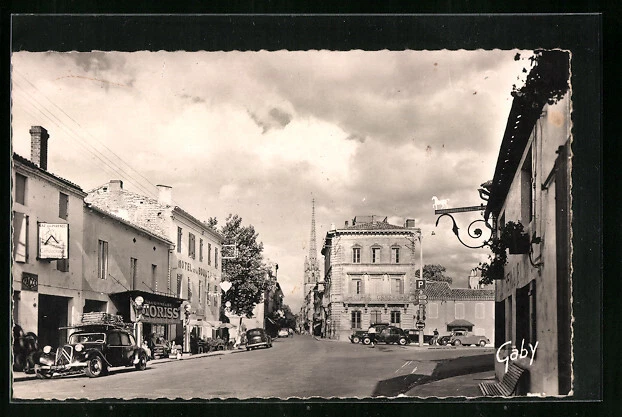 CPA Sainte-Foy-La-Grande, Vue generale, Prise de l´Entree du Pont