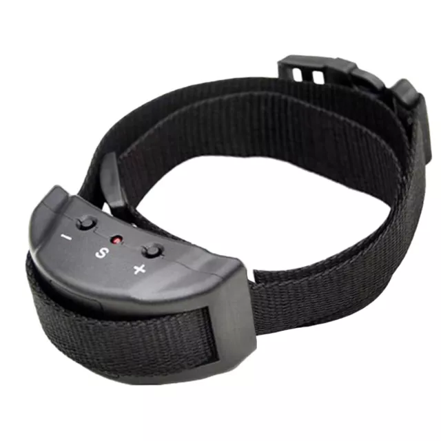 Dispositivo anti-ladridos impermeable para mascotas ultrasonido para perros entrenamiento cuello a prueba de ladridos negro