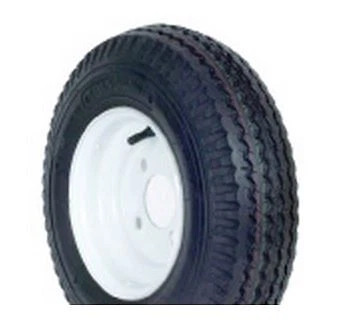 Americana 30120 8 Inch Trailer Tire Wheel Assembly 4 X 4.00 Bolt Pattern