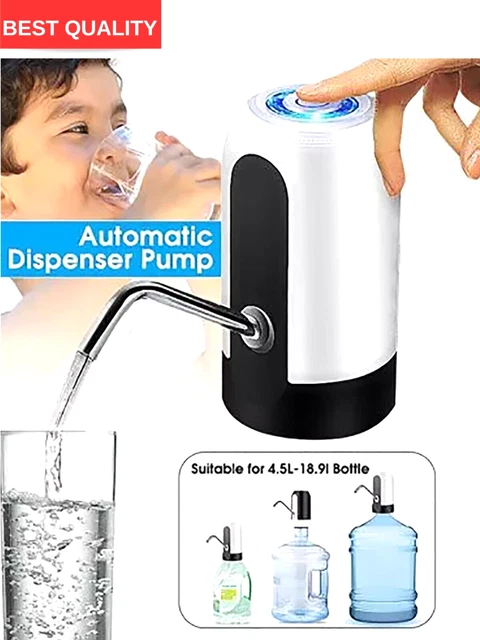 Water Bottle Switch Pump New Universal Dispenser Automatic Electric USB 5 Gallon