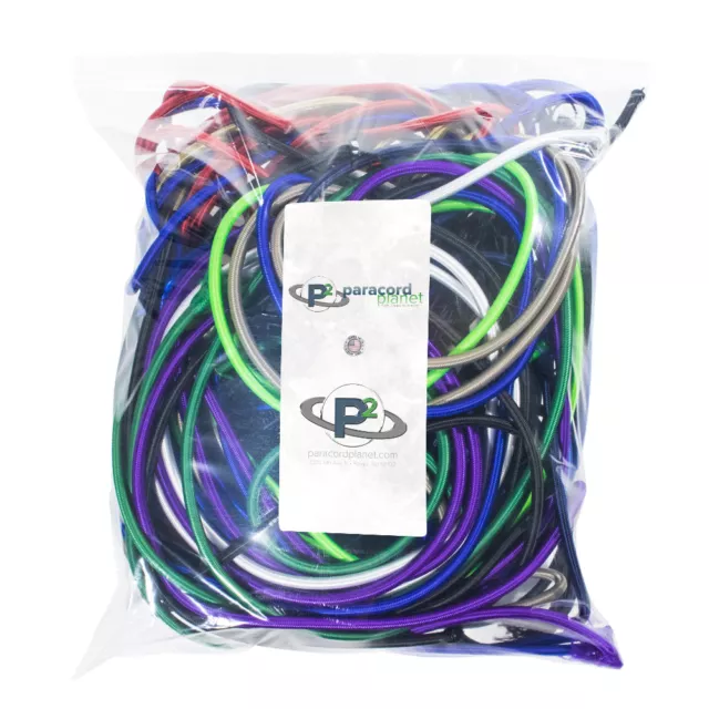 Paracord Planet 1/4 In. Shock Bungee Stretch Cord Assorted Grab Bag 100 Ft Total