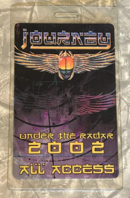 2002 Journey Under The Radar All Access Backstage Pass From Manager