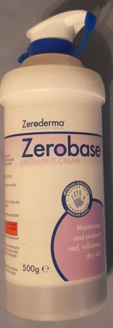 2x Zerobase Emollient Cream, 500 g EXP DATE: 09/2026