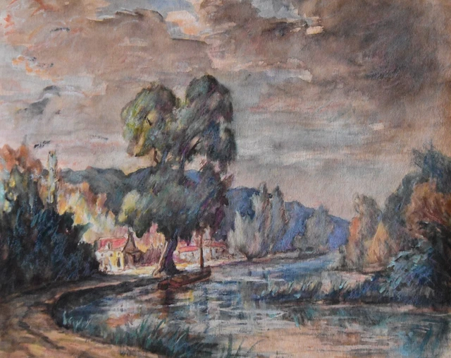 LOUIS DUPUIS (1862-1951) (374) - gouache et aquarelle - Meaux