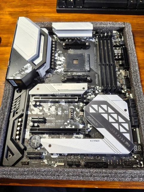 ASROCK B550 STEEL Legend ATX MB AM4 Socket Ryzen 3000-5000 Ready Tested ...