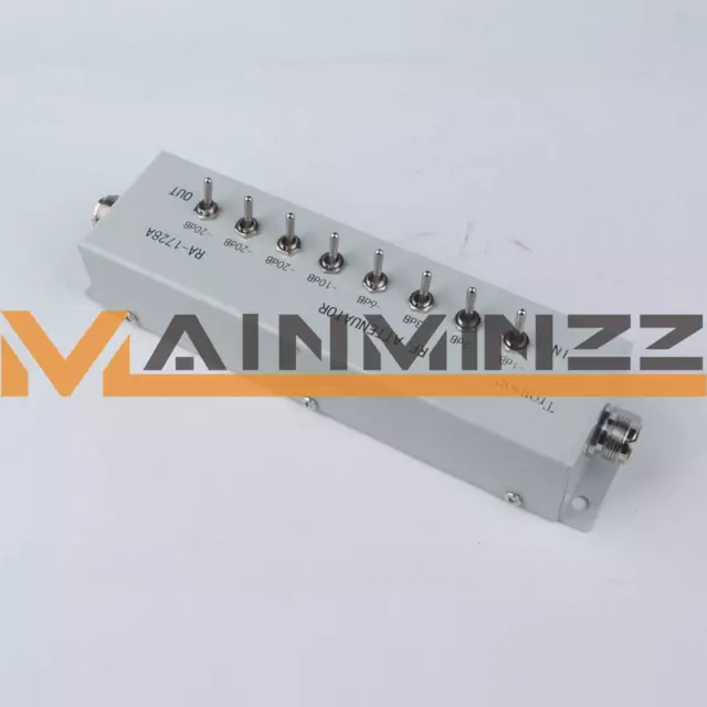 ONE NEW 0 - 82DB VARIABLE/ STEP ATTENUATOR 50 OHM for Ham Radio Transmitter
