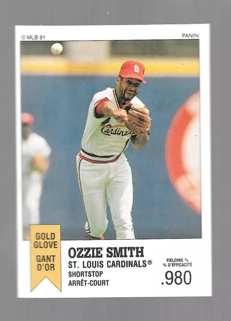 1991 Panini Baseball Top 15 Stickers Complete Your Set Pick From List NRMT