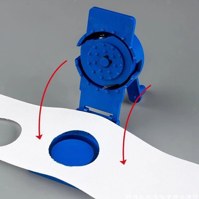Outil portatif de bricolage de perforateur de trou de rideau pour l'oeillet