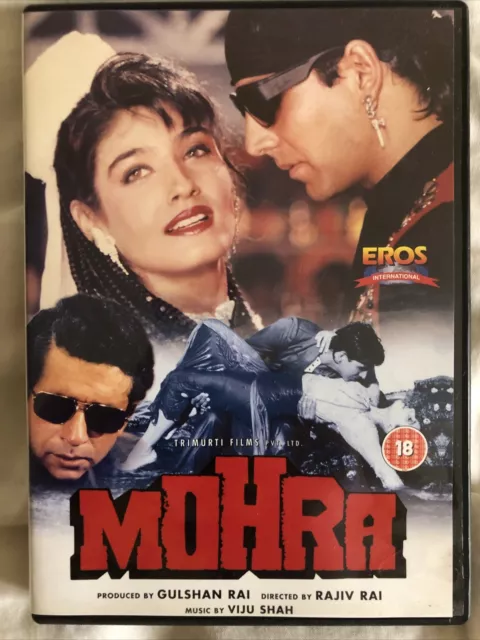 MOHRA - *AKSHAY Kumar *Raveena Tandon *Naseeruddin Shah RARE EROS Bollywood  DVD £49.99 - PicClick UK