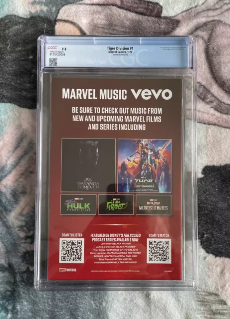 Tiger Division # 1 CGC 9.8 1:50 Yoon Variant (2022) First Solo Series! 2