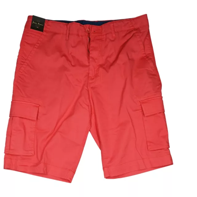 Jean Biani Herren Cargo Sommer kurze Hose Short Bermuda XL Gr. 52 W36 Pink NEU