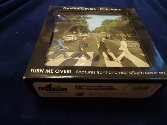 New 2013 The Beatles Abbey Road Famous Covers Coin Bank Front&Back