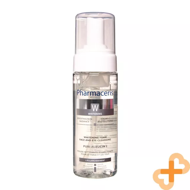 Pharmaceris W Puri Albucin I Blanchissant Mousse Visage Eye Démaquillage Calmant