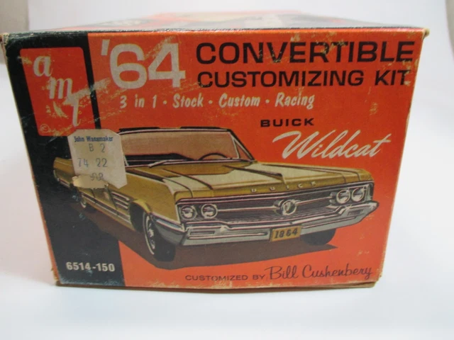 VINTAGE AMT 1960 Buick Convertible 3 in 1 Customizing Model
