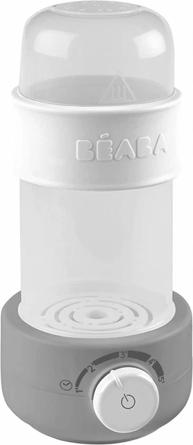 BÉABA Chauffe Biberon Vapeur Baby Milk Second, Gris