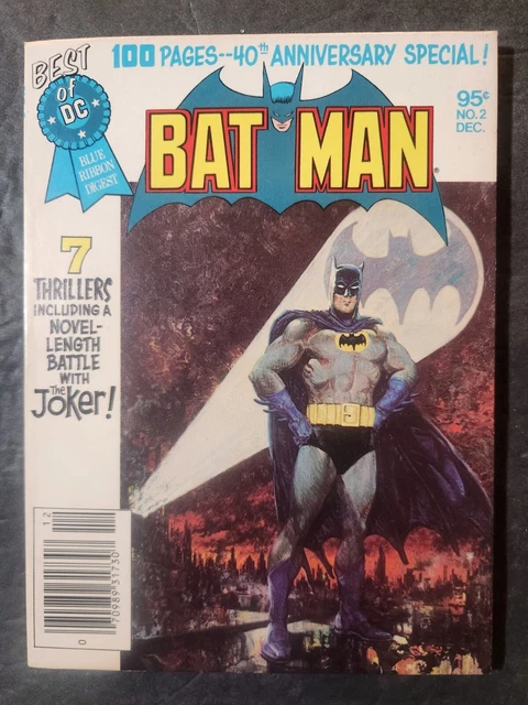 BEST OF DC: BLUE RIBBON DIGEST #2  DC 1979 BATMAN 100 PAGES UNREAD 1st ED NM-