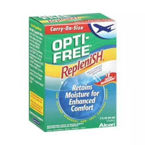 Alcon Opti Free Replenish Lens Multipurpose Disinfecting Solution Sterile 2 oz