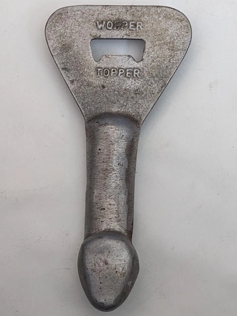 Large 23.5cm long  Novelty Adult Bottle opener - Cast Aluminium - Hen Night etc