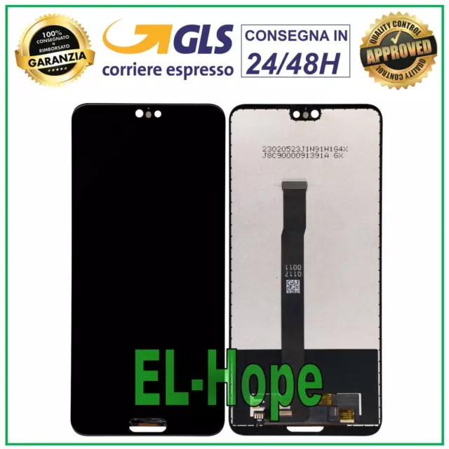 Display Lcd Per Huawei P20 Eml L09 L09C L29 Al00 Touch Screen Schermo Vetro Nero