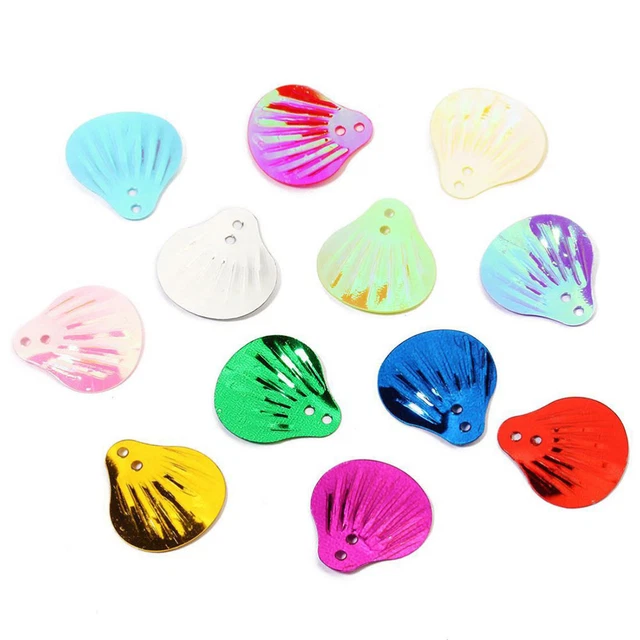 Shell Sequin Material Loose Paillettes Mixed Craft Cup Sequins Sector