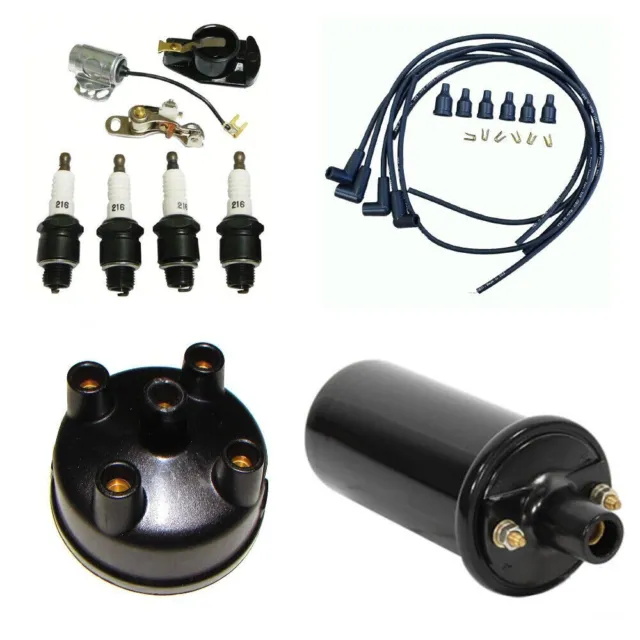 TUNE UP KIT Fits Ford 8N TRACTOR SIDE MOUNT DISTRIBUTOR IGNITION KIT W/ 12V COIL
