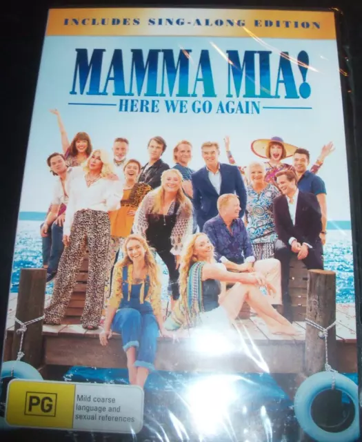 Mamma Mia Here We Go Again (Australia Region 4) DVD - New