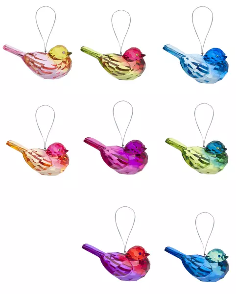 Ganz Crystal Expressions Small Hanging Two toned Birds Suncatchers Select..