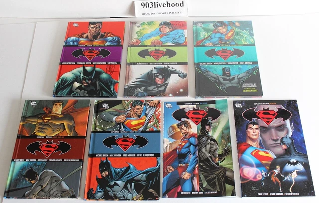 Dc Superman/Batman Hc Hardcover Tpb Trade Graphic Novels Gn Signed Set Lot