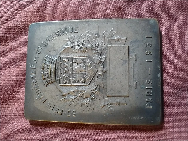 Médaille Bronze – 53e Fête Fédérale 1931 – Exposition Coloniale – Collection Jean Domard Sports