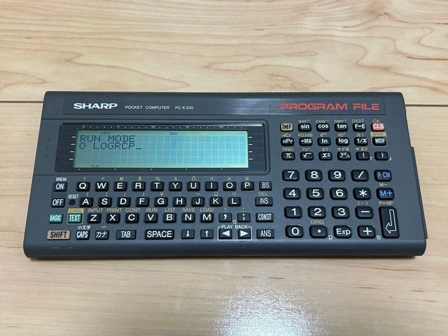 SHARP PC-E200 POCKET Computer Used Includes Box and Case £152.40 SHARP PC-E200 POCKET Computer Used Includes Box and Case £152.40