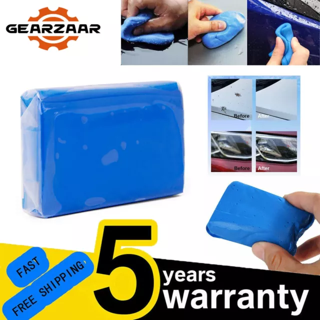 Car Clay Bar Detailing Clean Wash Cleaner Sludge Mud Remove Magic Kit Blue 100G