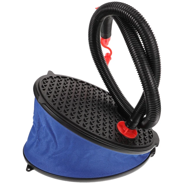 Pompa A Pedale Manuale Per Sacchi Da Boxe E Materassi Gonfiabili - Doppio Ugello Per Spiaggia E Campeggio - Foto 2