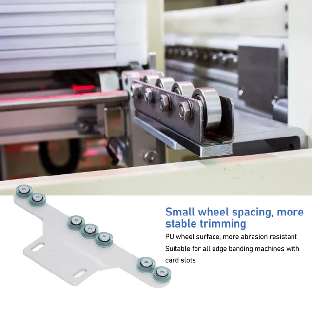Edge Banding Auxiliary Wheel 24.8cm Length Universal Edge Bander Narrow Plate