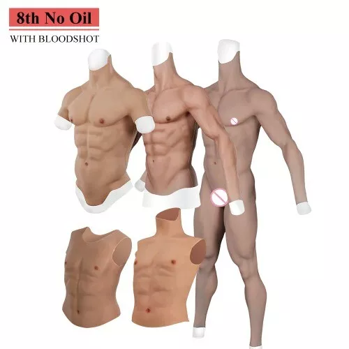 KNOWU SILICONE MALE Muscle Body Suit Strong Arm Crossdress Macho Fake  Muscle £346.00 - PicClick UK