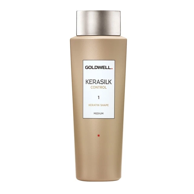Traitement Cheveux Crépus GOLDWELL Kerasilk Control Keratin Shape Medium 500ml