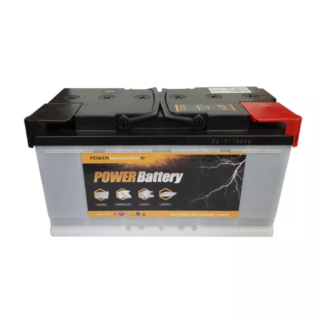 Batterie décharge lente Power Battery 12v 130ah