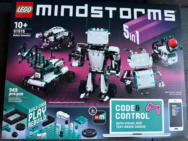 LEGO MINDSTORMS ROBOT Kit Inventor Code Programming Building Toys 51515 ...